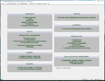Pantalla de inicio